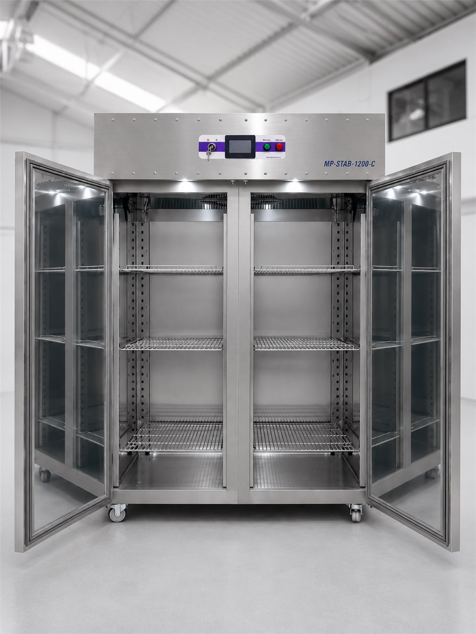 MP-STAB-1200 con las puertas abiertas
